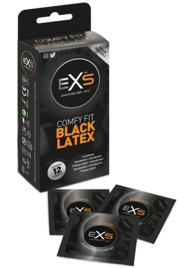 EXS Blatex – černé kondomy