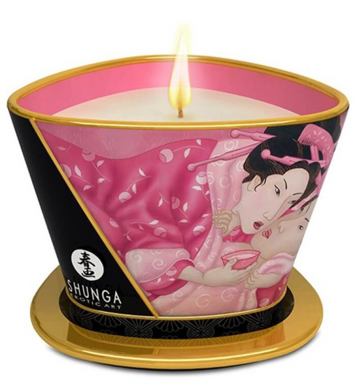 Shunga libido stimulující masážní svíčka Magic