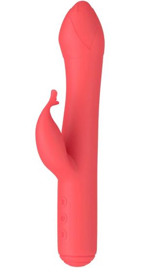 Vibrátor s výběžkem na klitoris Tulip (22